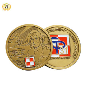 personalized gold coin