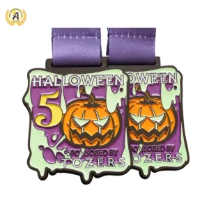 Halloween medaille op maat