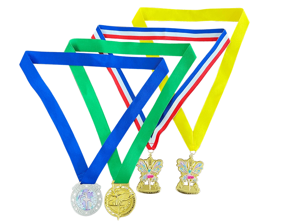 Custom_Medal_with_Plain_or_Striped_Woven_Ribbons