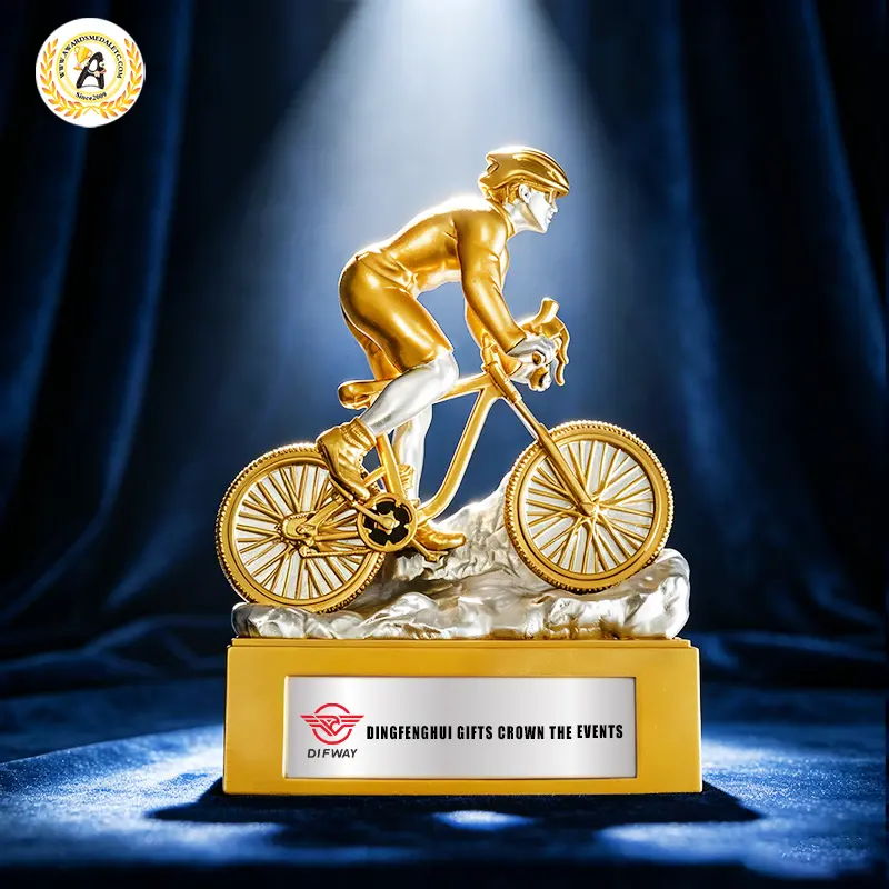 Bespoke Metal Awards Balance Bike Medals With Your Own Logo, Stock Cycling Medallions Without Mold Charge.